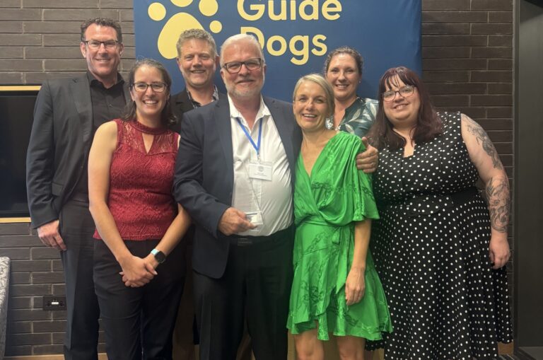 Marc Lyell Awarded International Honour for Lifelong Contribution to the Guide Dog Movement