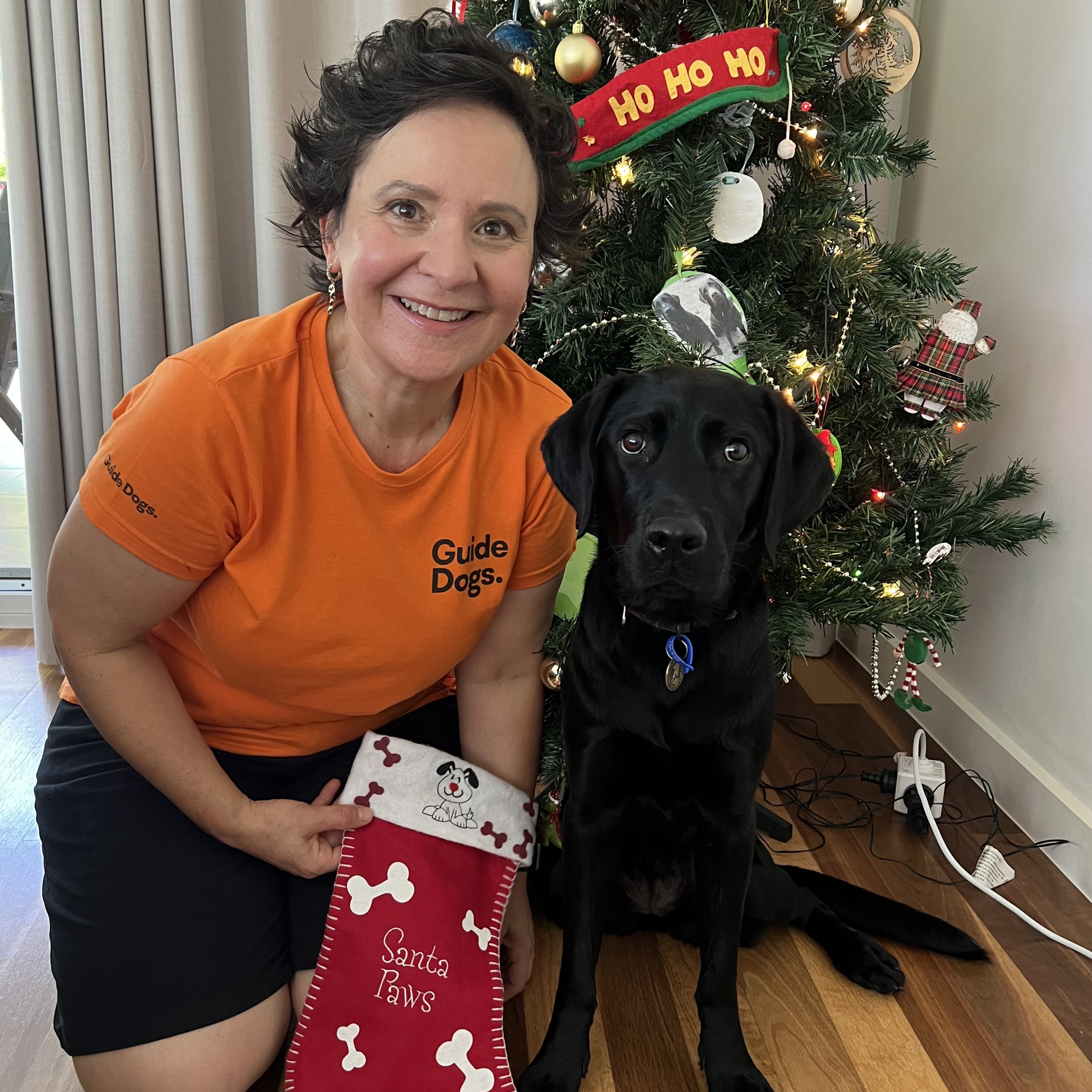 Volunteer Michelle Holmes and Ruby.
