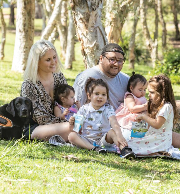 Ebony and her family