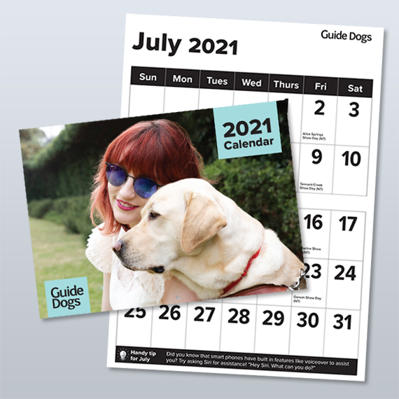 Calendar and Stationery Archives Guide Dogs Queensland