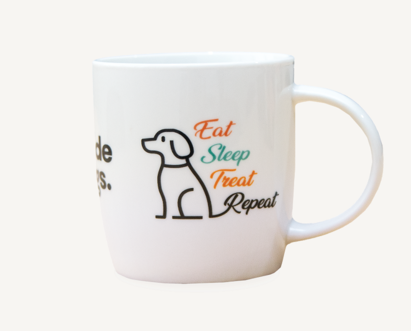 Guide Dogs Mug_Eat Sleep Treat Repeat