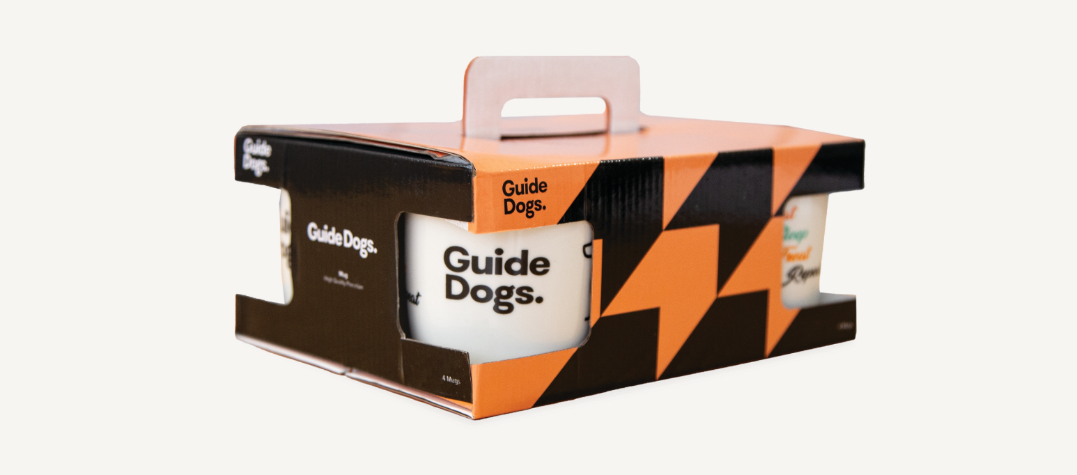 Guide Dogs Pack of 4 Mugs